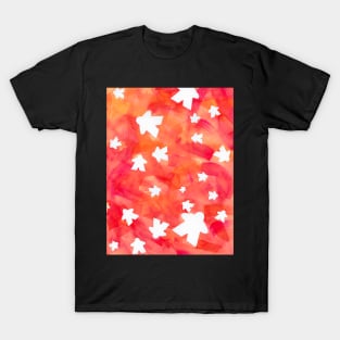 Game Room Decor | Red and Orange Meeple T-Shirt